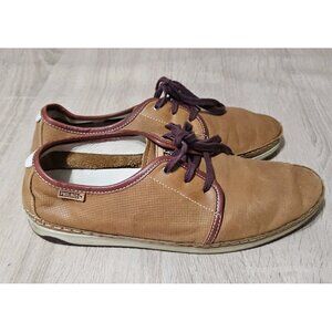 Pikolinos Mens Size 43 Us 9.5 Brown Leather  Sneakers Business Casual Shoes